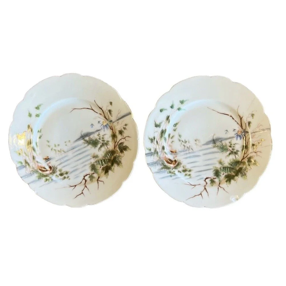 Charles Field Haviland Salad Plates 8 1/2” (Set of 2)